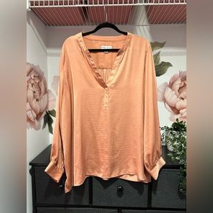 Pink Ava & Viv Blouse - 3X